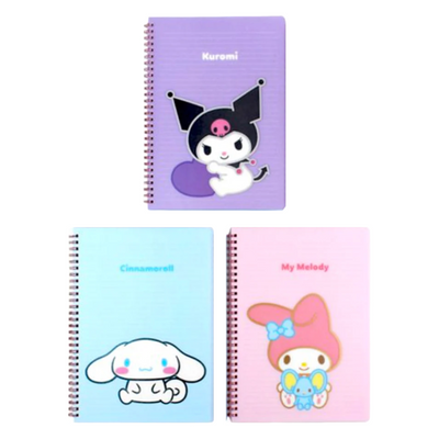 SANRIO PP COVER RINGED LINE NOTEBOOK