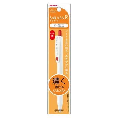 SARASA R THICK RED INK 0.4MM