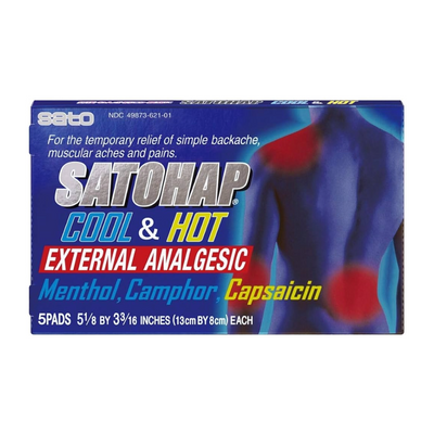 SATOHAP PAIN RELIEVING PATCH COOL&HOT 5PADS