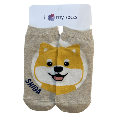 COUPLE SOCKS SHIBA SMILE OAT