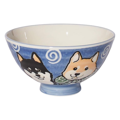PORCELAIN RICE BOWL SHIBA 125X67MM