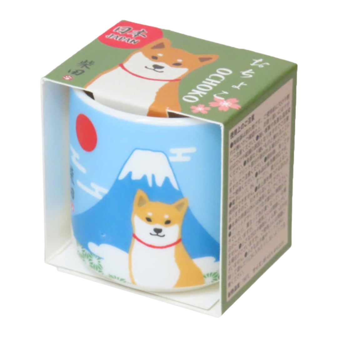 FRIENDSHILL SAKE CUP SHIBA INU MT.FUJI – HANAMARU JAPANESE MARKETPLACE
