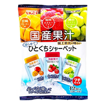 SHINKO FRUIT JUICE BITE SIZED ICED BAR