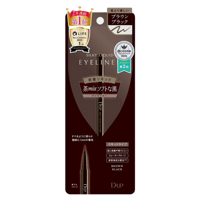 D-UP SILKY LIQUID EYELINER WP BROWN BLACK RN2020