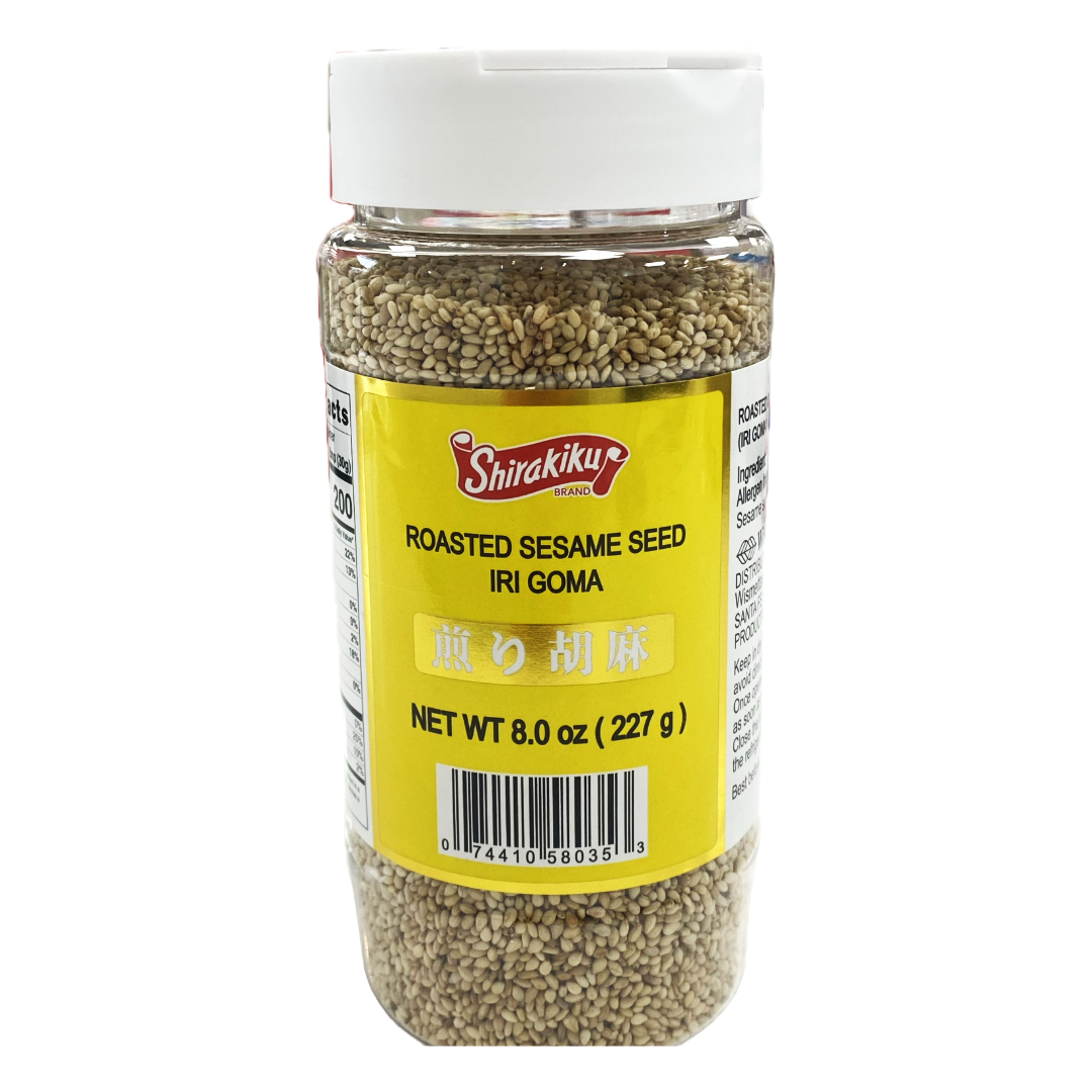 SK SESAME SEED ROSTED BTL WHITE 8OZ – HANAMARU JAPANESE MARKETPLACE