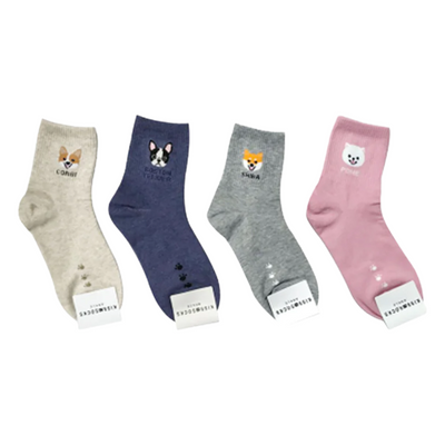 ANKLE SOCKS CUTE PUPPY FACE