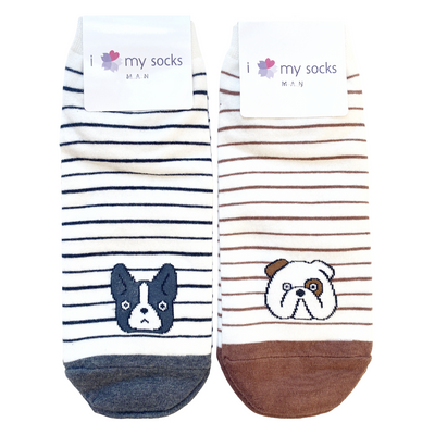 SOCKS STRIPE DOG