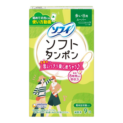 SOFY UNICHARM SOFT TAMPONS SUPER 9P