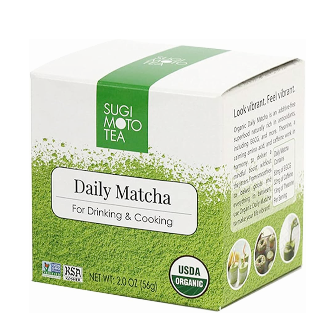 SUGIMOTO DAILY MATCHA ORGANIC 57G – HANAMARU JAPANESE MARKETPLACE