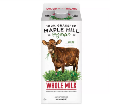 MAPLE HILL ORGANIC WHOLE MILK