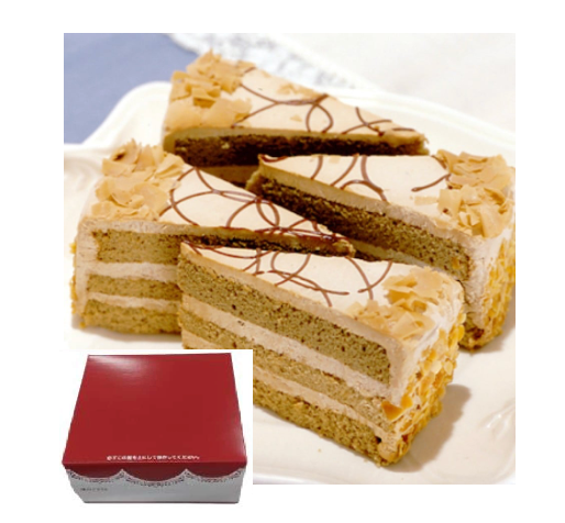★FAMILE MOCHA TORTE CAKE 4P IN BOX