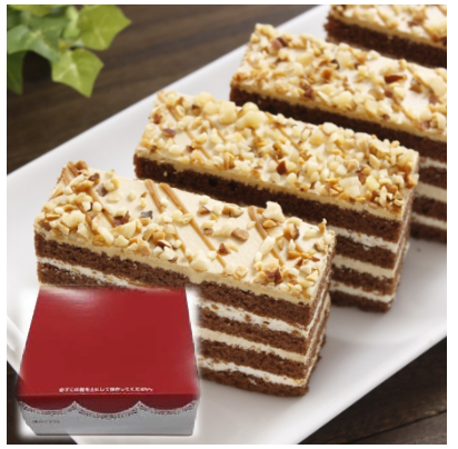 ★FAMILE TRANCHE DE CARAMEL NATS CAKE 4P