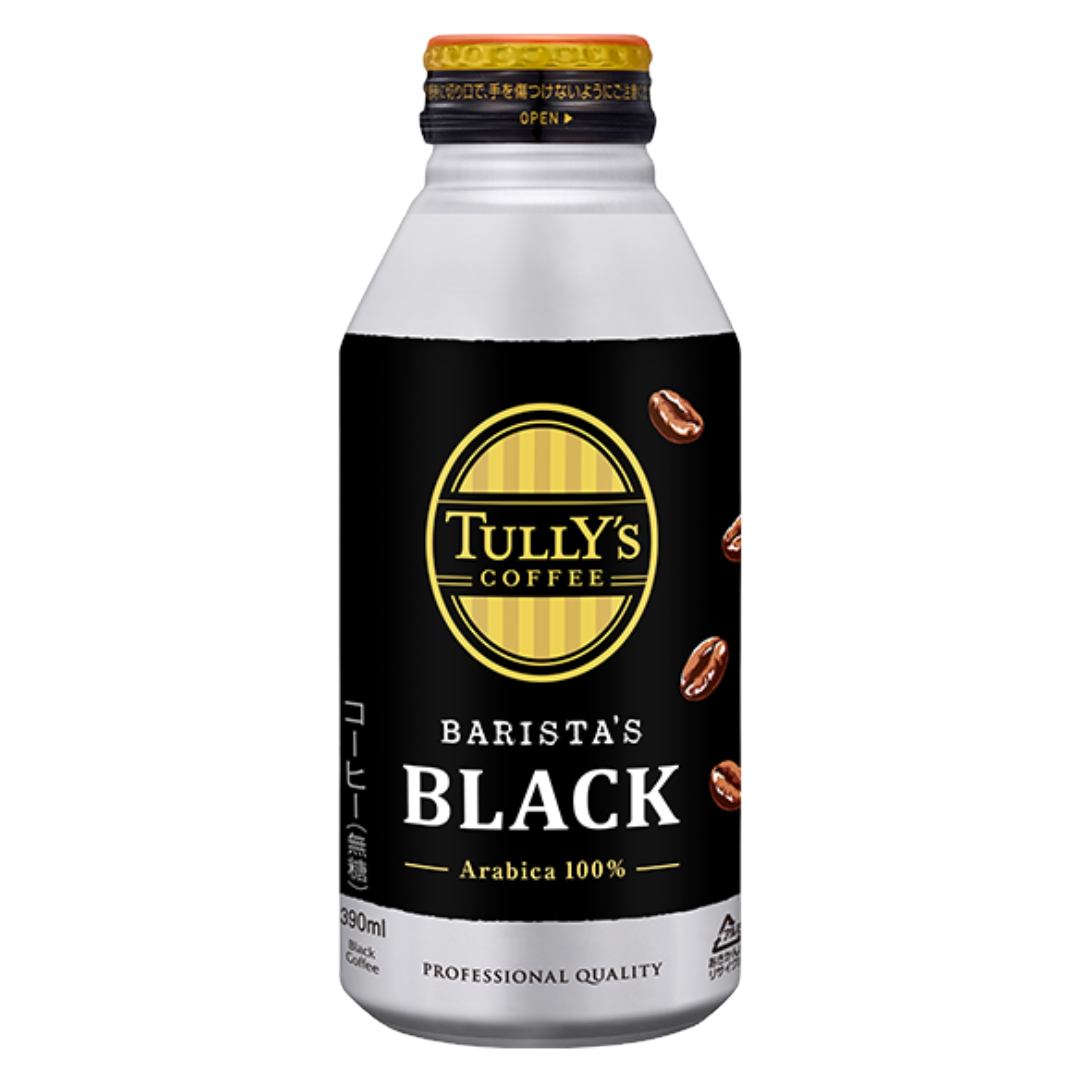 伊藤園 TULLYS COFFEE BARISTAS BLACK 390ml … TULLYS BARISTAS BLACK COFFEE 390ML – HANAMARU JAPANESE MARKETPLACE