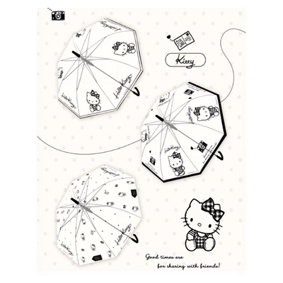 SANRIO HELLO KITTY TRANSPARENT UMBRELLA