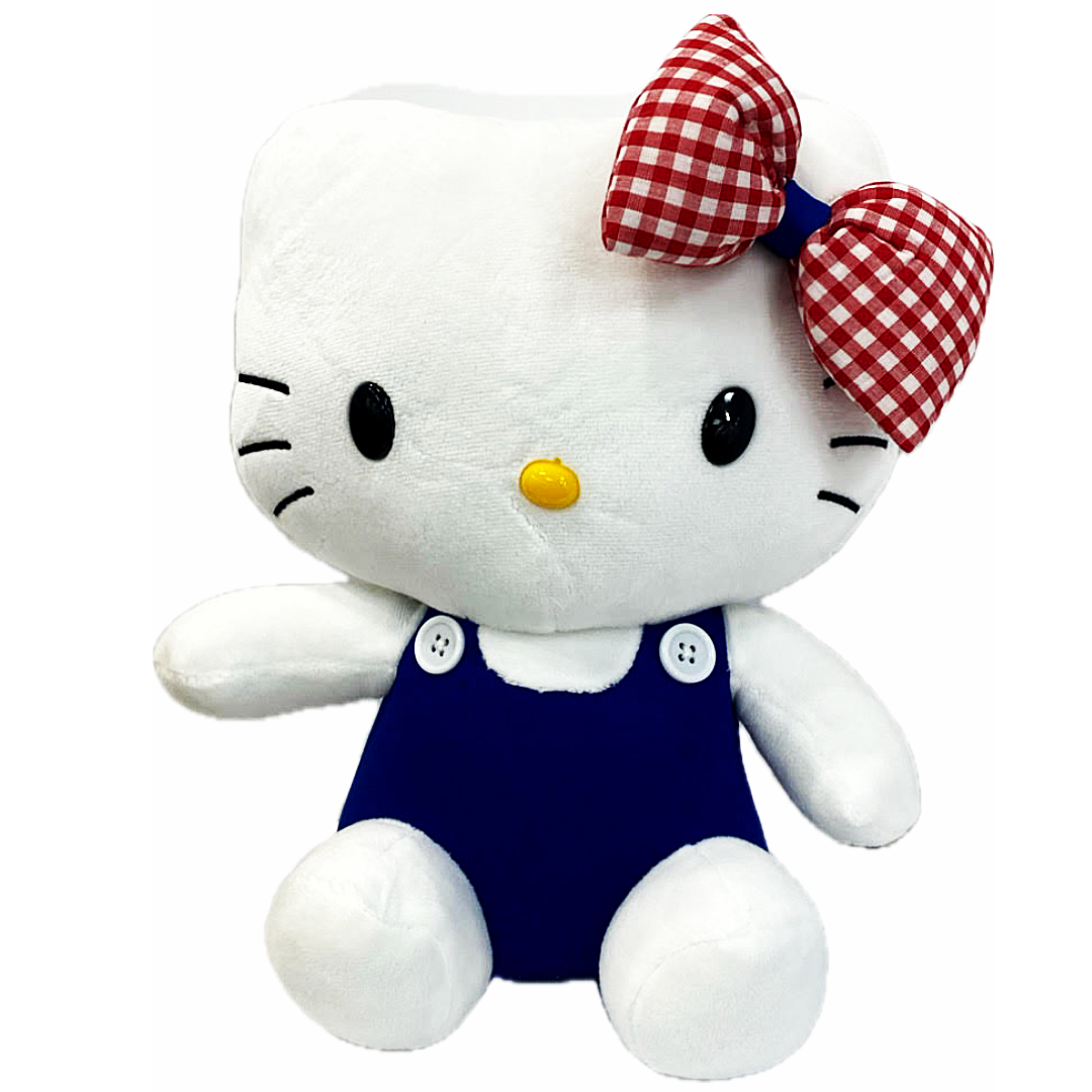 HELLO KITTY CHECK BLUE RIBBON 25CM – HANAMARU JAPANESE MARKETPLACE