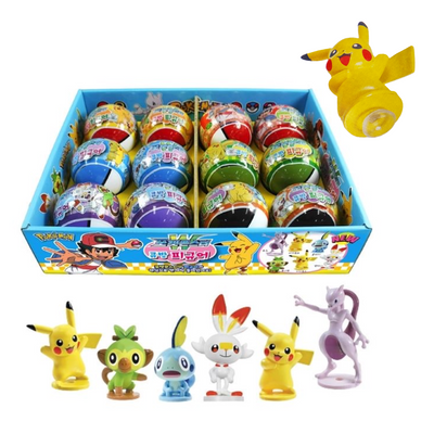POKEMON BALL WITH SUCTION CUPS FIGURE
