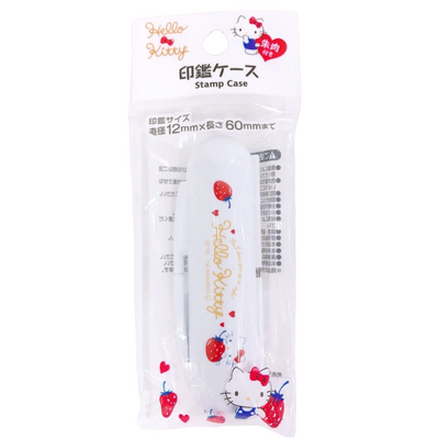 HELLO KITTY  STRAWBERRY STAMP CASE