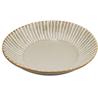 WATER-REPELLENT TOKUSA GRAY 17CM SHALLOW BOWL