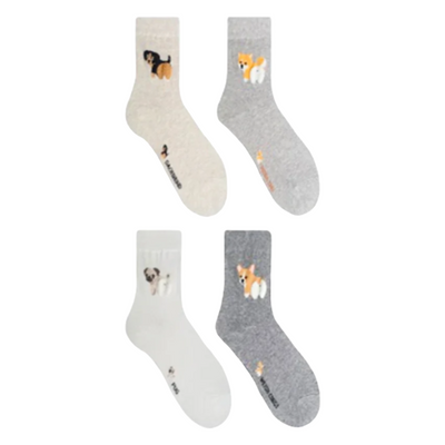 ANKLE SOCKS CUTE PUPPY