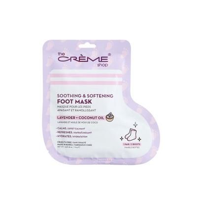 TCS FOOT MASK SOOTHING SOFTENING LAVENDER