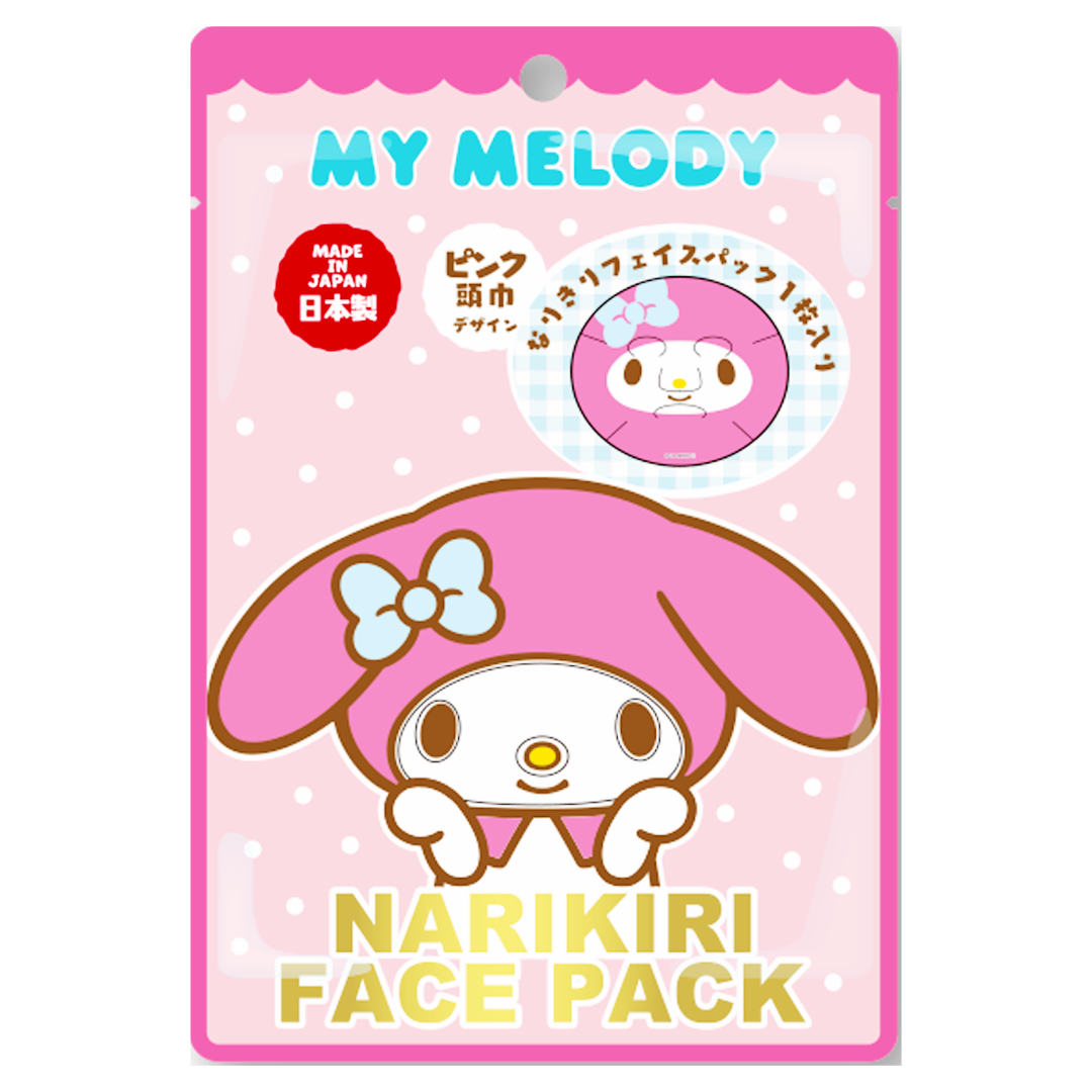 NARIKIRI MY MELODY FACE MASK – HANAMARU JAPANESE MARKETPLACE