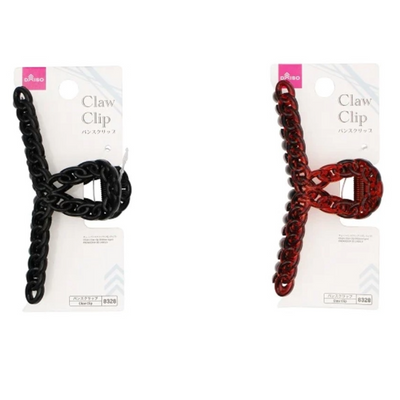 CHAIN CLAW HAIR CLIP RIBBON TYPE