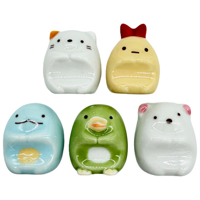 CERAMIC CHOPSTICK REST SET SUMIKO GURASHI 5P