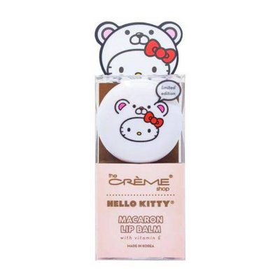 TCS HELLO KITTY TEDDY BEAR MACARON LIP BALM WHITE CHOCOLATE