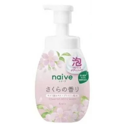 KRACIE NAIVE FOAMING BODY SOAP PUMP SAKURA