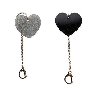 KEYCHAIN HOLDER MONOTONE HEART