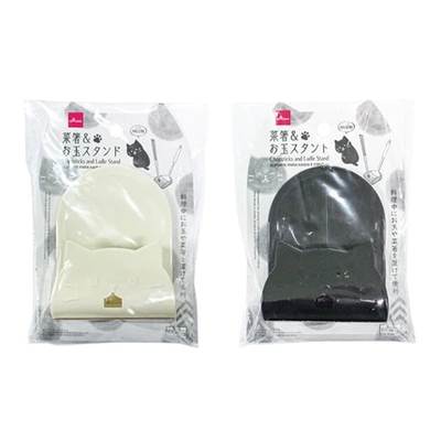 CHOPSTICKS AND LADLE STAND MEOW