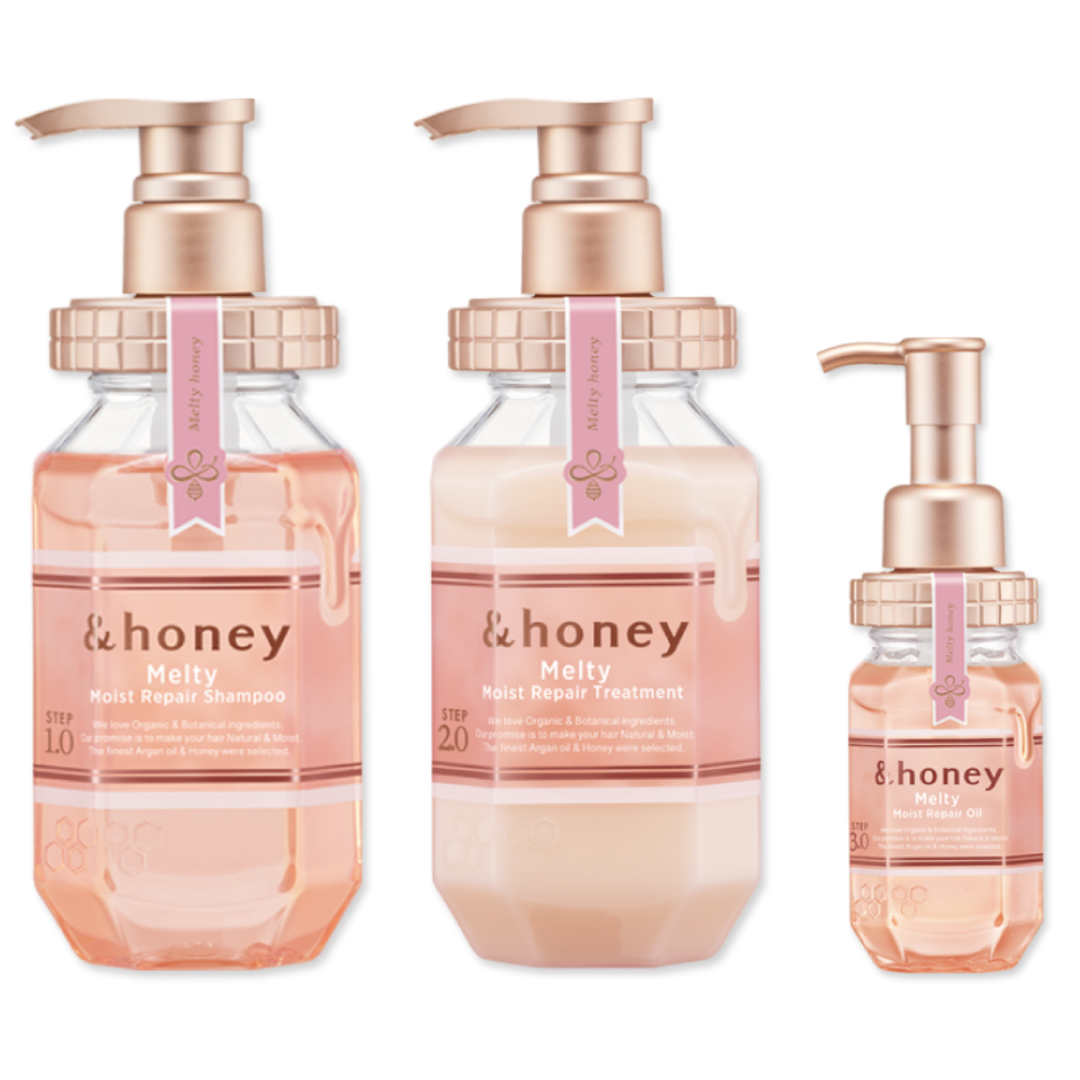 VICREA & HONEY SHAMPOO TREATMENT OIL SET