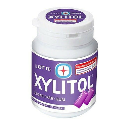 LOTTE XYLITOL BLUEBERRY MINT GUM