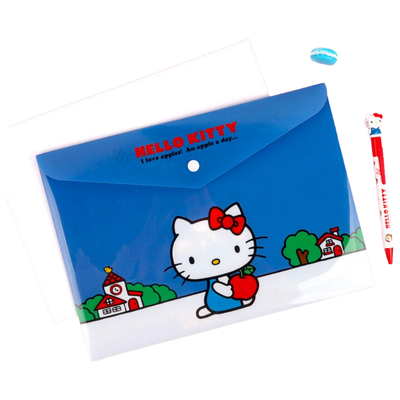 SANRIO SNAP BUTTON ENVELOP HELLO KITTY 31X22 CM