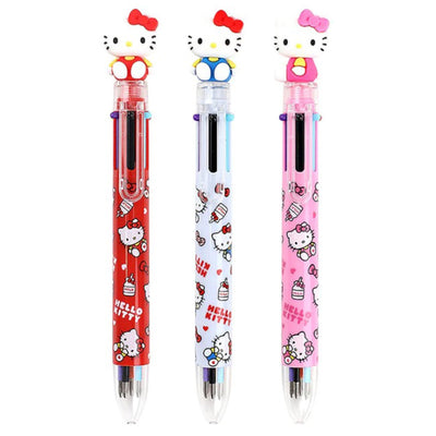 HELLO KITTY FIGURE 6-COLOR BALLPOINT PEN