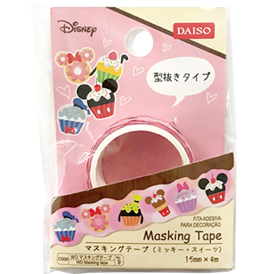 MASKING TAPE DIE CUT TYPE MICKEY SWEETS