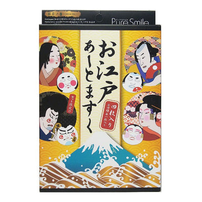PURE SMILE ART FACE MASK OEDO 4PCS
