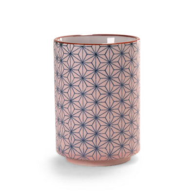 PINK ASANOHA YUNOMI TEACUP 5.5 FL OZ 2.4 DIA