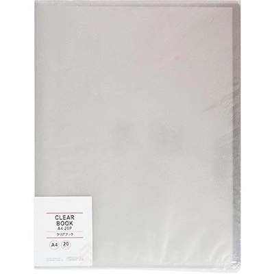 CLEAR BOOK A4