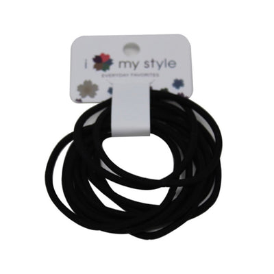 HAIR ACC HAIR TIE BAND THIN 10P SET