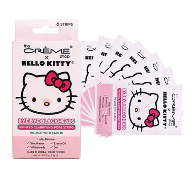 TCS HELLO KITTY BYEBYE BLACKHEADS NON PRINTED PORE STRIPS 6P