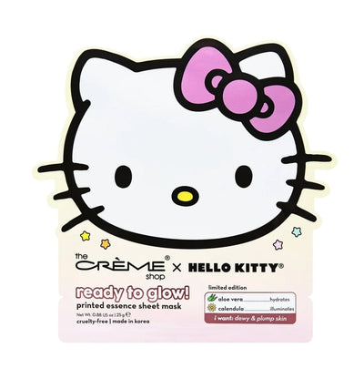TCS HELLO KITTY ESSENCE SHEET MASK READY TO GLOW ALOE