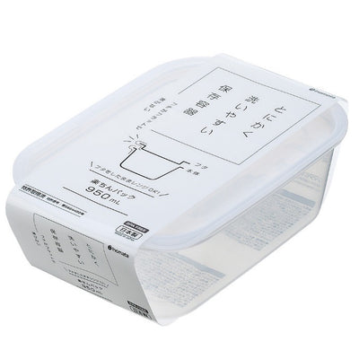 INOMATA 1844 PLASTIC FOOD CONTAINER 950ML WHITE