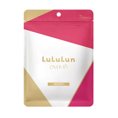 LULULUN OVER45 SHEET MASK CAMELLIA PINK MOIST 7SHEETS