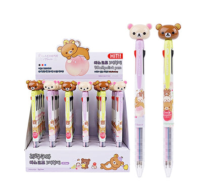 RILAKKUMA MASCOT 3-COLOR BALL PEN 0.7MM