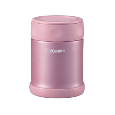 ZOJIRUSHI STAINLESS FOOOD JAR SW-EAE35 11.8oz SHINY PINK