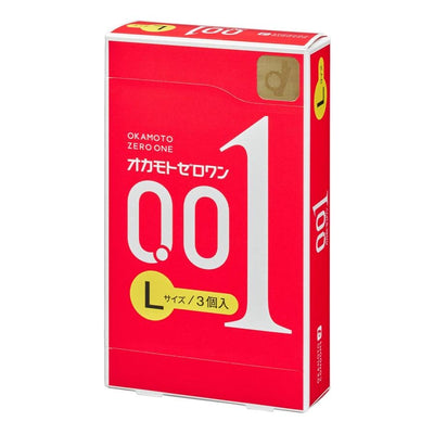OKAMOTO CONDOM ZERO ONE 0.01MM L SIZE 3PCS