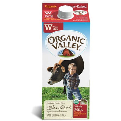ORGANIC VALLET WHOLE MILK 0.5Gal