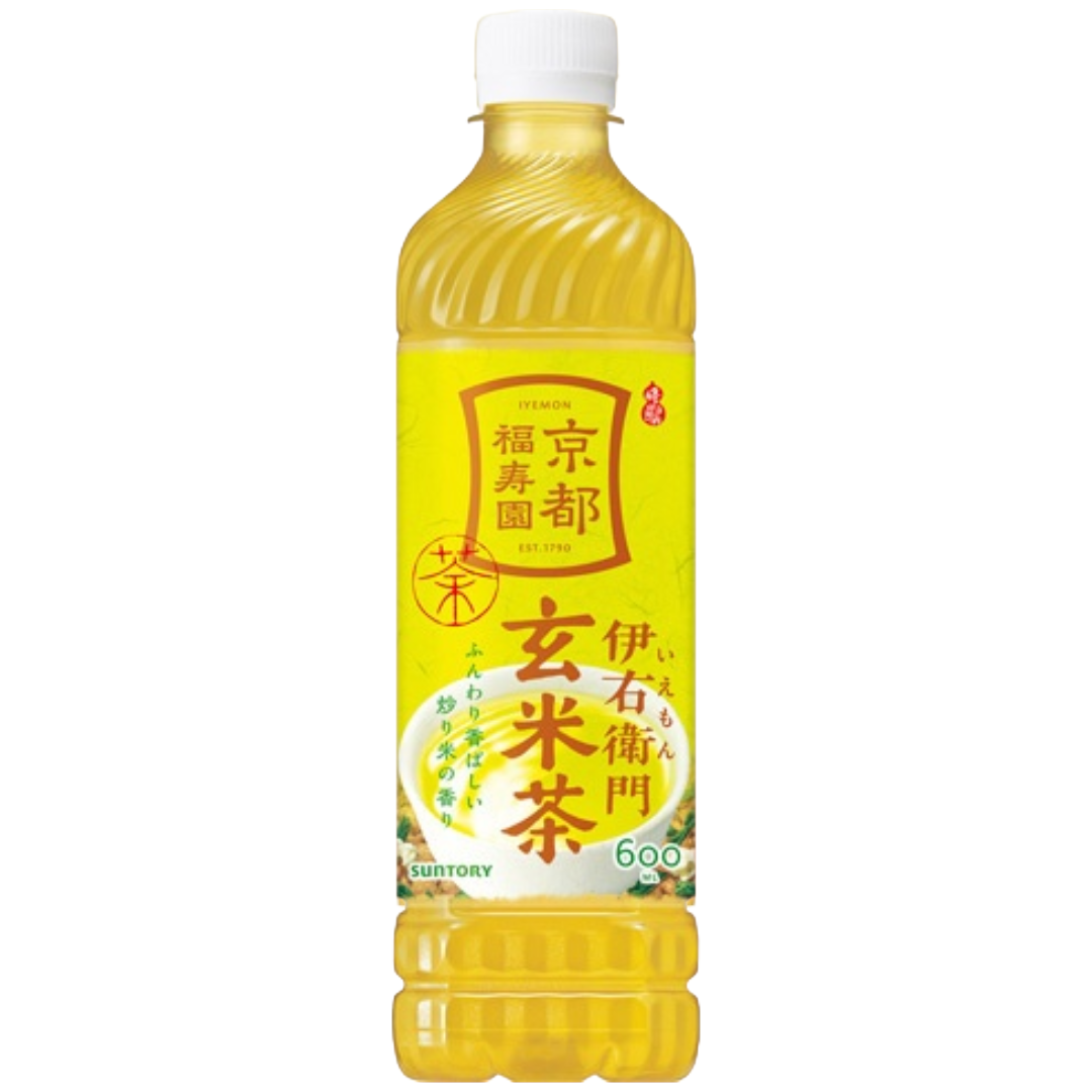 SUNTORY IEMON GENMAI CHA BROWN RICE TEA 600ML