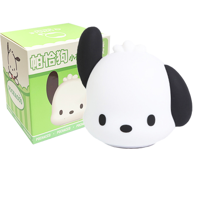 SANRIO FACE SILICONE MINI LAMP POCHACO 4X12CM